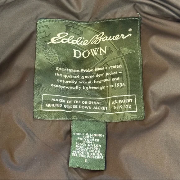 Eddie Bauer Brown Quilted Vest - Picture 8 of 14